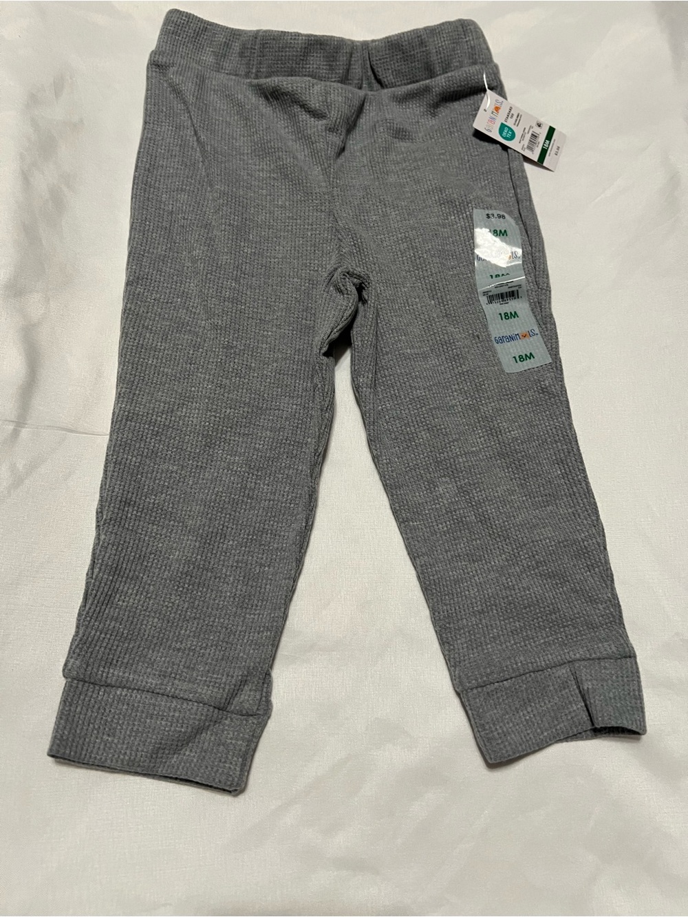 Garanimals Ribbed Jogger Pants - Heather Gray